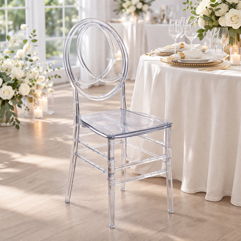 Clear Phoenix Chair 1pc (IP)