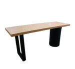 Wooden Table with Pillar