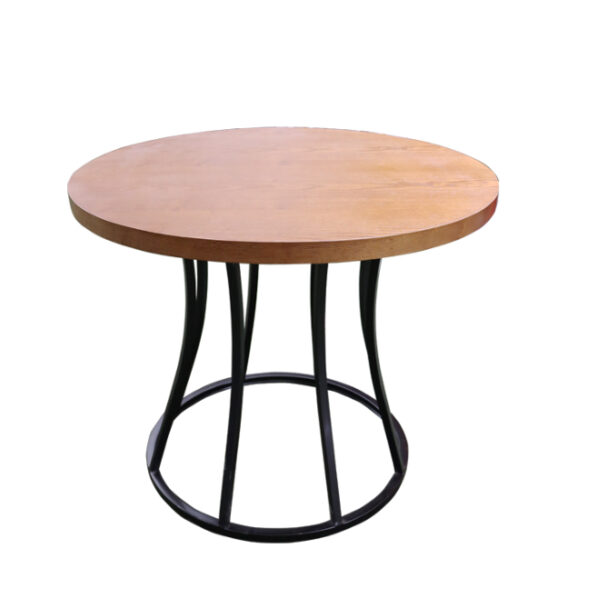 Wooden Cafe Table 90x75cm