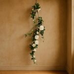 Artificial Cream/White Roses on Long Stem