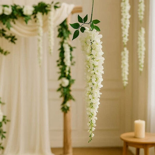 Artificial White Hanging Flower