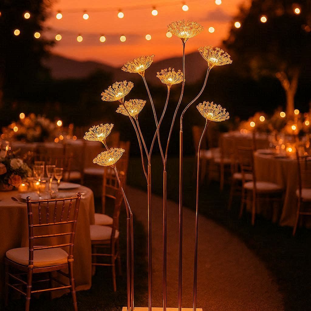 12 Head Wedding Aisle Flower Light