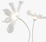 Wedding Flower Lamp White