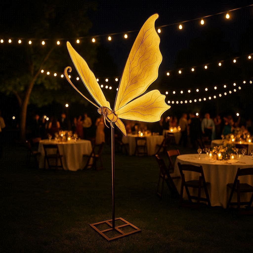 2 Head Butterfly Floor Lamp