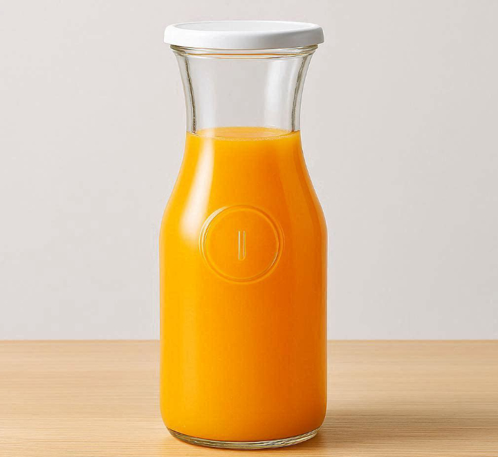 Glass Carafe with Plastic Lid 1Lt