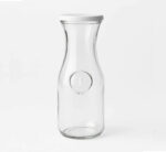 Glass Carafe with Plastic Lid 1Lt
