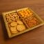 4 Division Square Serving Tray with Lid