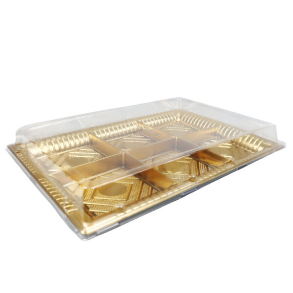 6 Division Rectangular Serving Tray