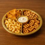 6 Division Plastic Serving Tray with Lid 