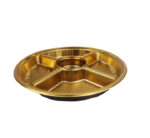5 Division Plastic Serving Tray with Lid