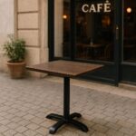 Black Cafe Table Base