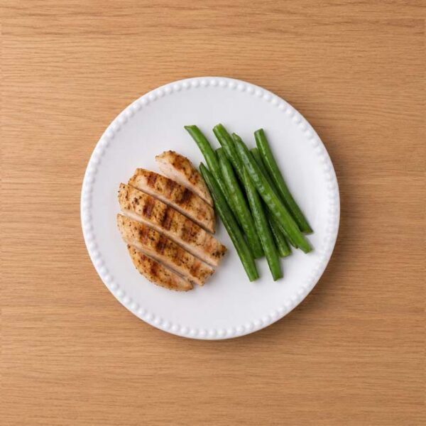Ceramic Side Plate with Dotted Edge