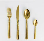 24pc Gold Cutlery Set