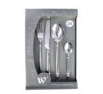 24pc Silver Cutlery Set
