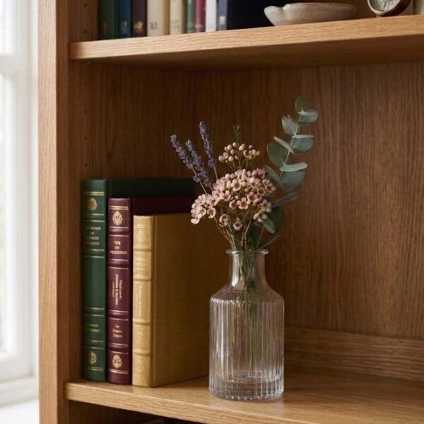 Small Clear Glass Bud Vase