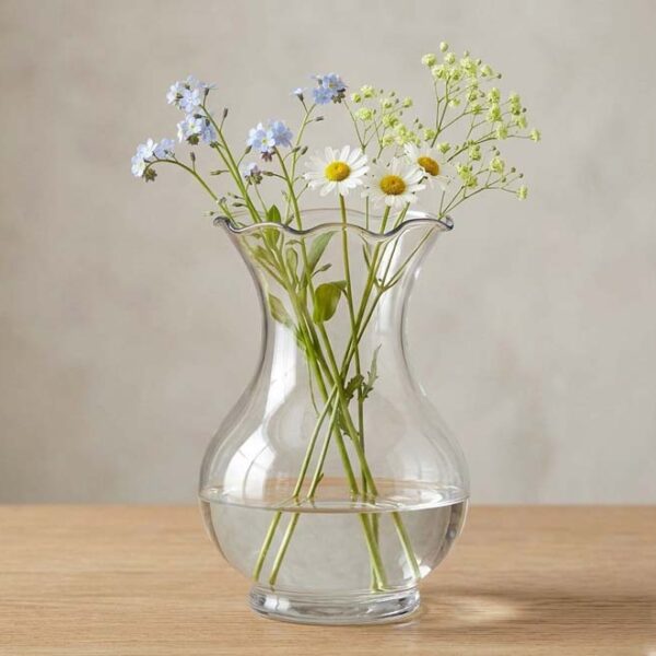 Plastic Flower Vase 9x14cm