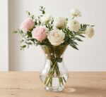 Plastic Flower Vase 15x22cm