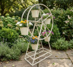 Cream Ferris Wheel with Small Buckets
