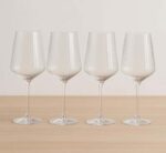 Venice Ribbed Wine Glasses 4pc