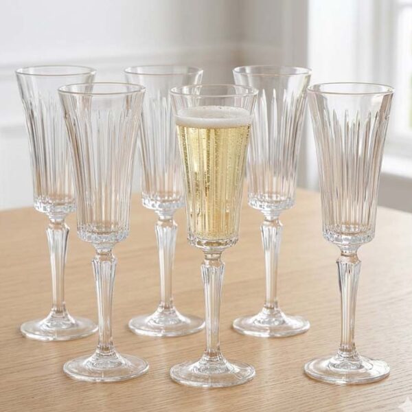 Timeless Crystal Champagne Glass 6pc