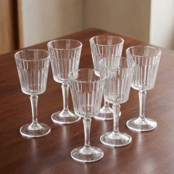 Timeless Crystal White Wine Glasses 6pc