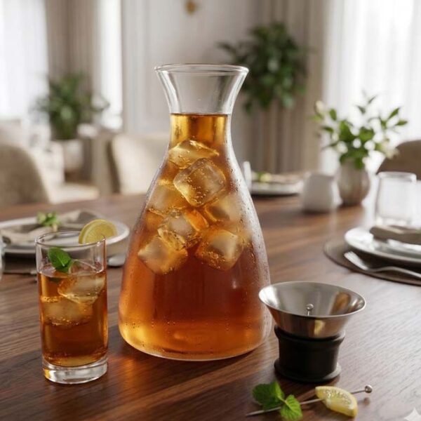 Borosilicate Glass Beverage Carafe 1.5L