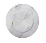 Gold/White Marble Design Underplate 