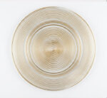Clear/Gold Plastic Underplate 33cm