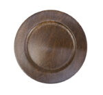 Plastic Underplate Wooden Look 33cm