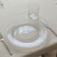 Clear Plastic Beaded Edge Underplate 33cm