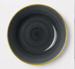 Plastic Underplate with Gold Rim 33cm